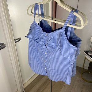 NWT Blue Striped Gap Tank Top size small